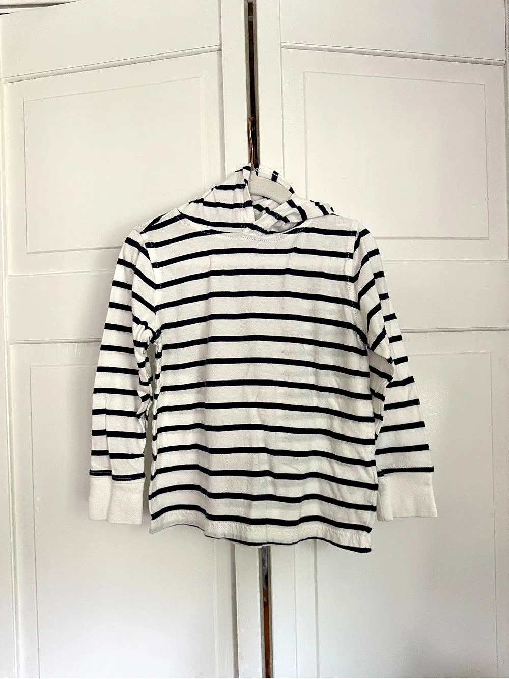Crewcuts Boys Striped Hooded Long Sleeve Tee Size XXS (2-3y) Like New